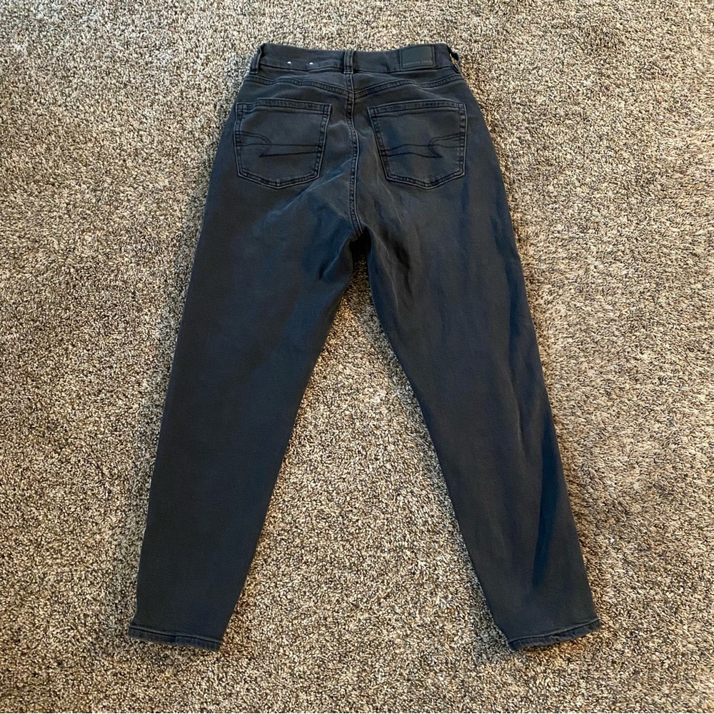 NWT AE Black mom jeans - Picture 5 of 8